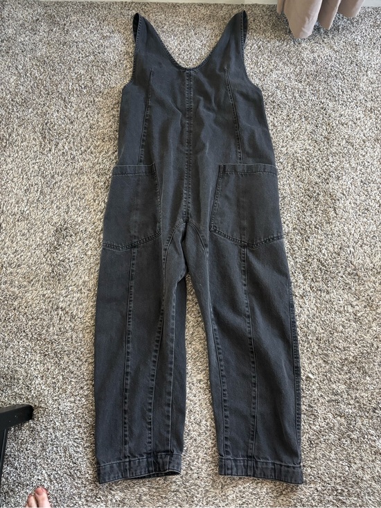 We The Free Pants - We the Free Women's Black Washed Denim Utility Jumpsuit